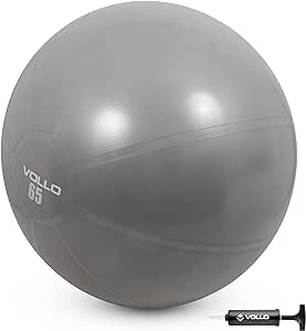 Vollo Sports Gym Ball Bola de Ginástica, Unissex Adulto